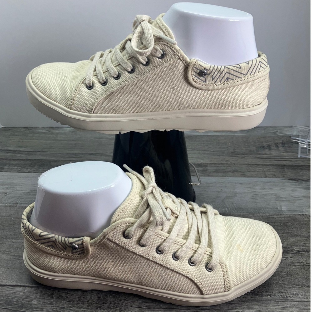 Merrell Whitecap Womens 6 Canvas Sneakers Cream Off White J94084 Low Top Shoes
